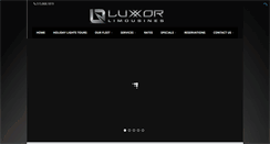 Desktop Screenshot of luxxorlimousines.com